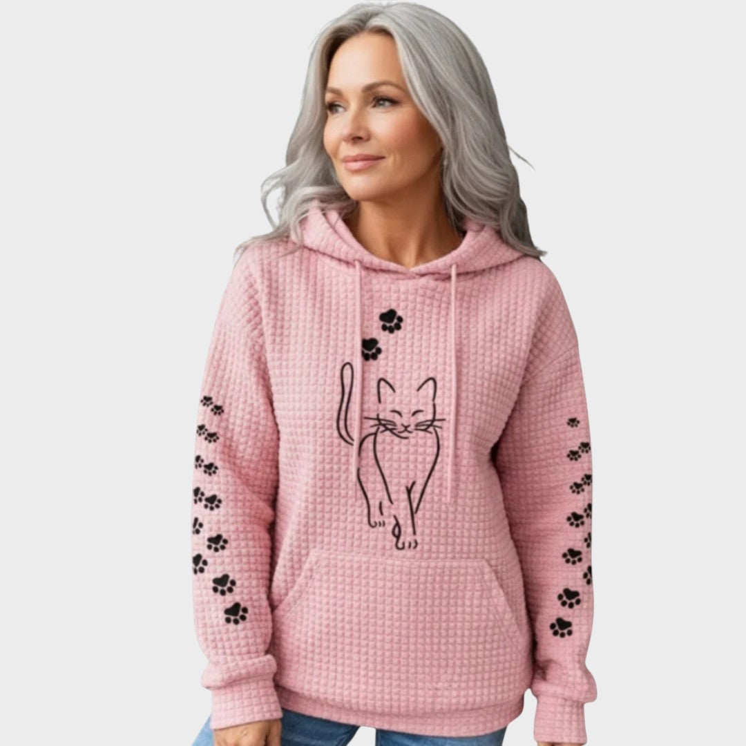 Fatinha Suéter con Estampado de Gato