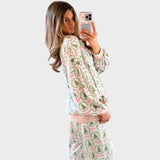 Cristal Conjunto de Pijama Navideño