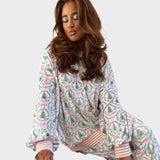 Cristal Conjunto de Pijama Navideño