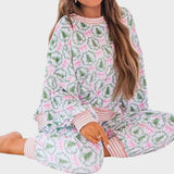 Cristal Conjunto de Pijama Navideño