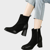 Verona - Botas de Antes con Detalles de Piel