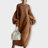 Vestido Maxi de Punto Oversized y Confortable