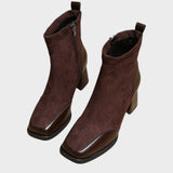 Verona - Botas de Antes con Detalles de Piel