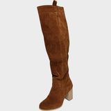 Diane - Botas de Caña Altas de Ante