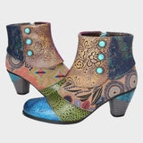 Mina - Botas Cortas con Estampado