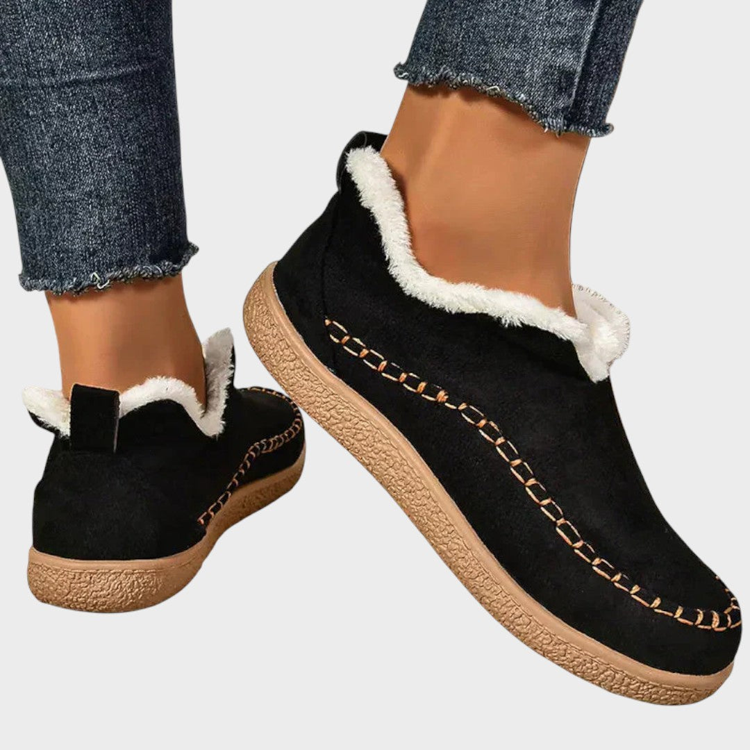 Mara - Botines Ortopédicas Con Pelo