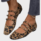 Poliana Bailarinas con Estampado de Leopardo