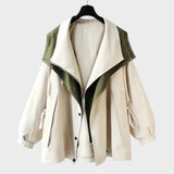 Valleria Chaqueta Elegante Impermeable