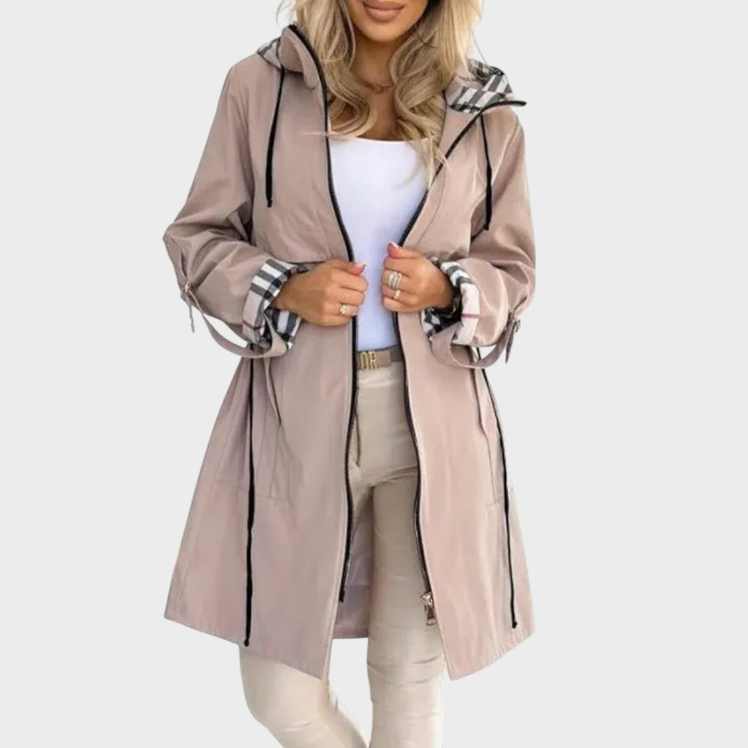 Nala Gabardina Elegante con Capucha