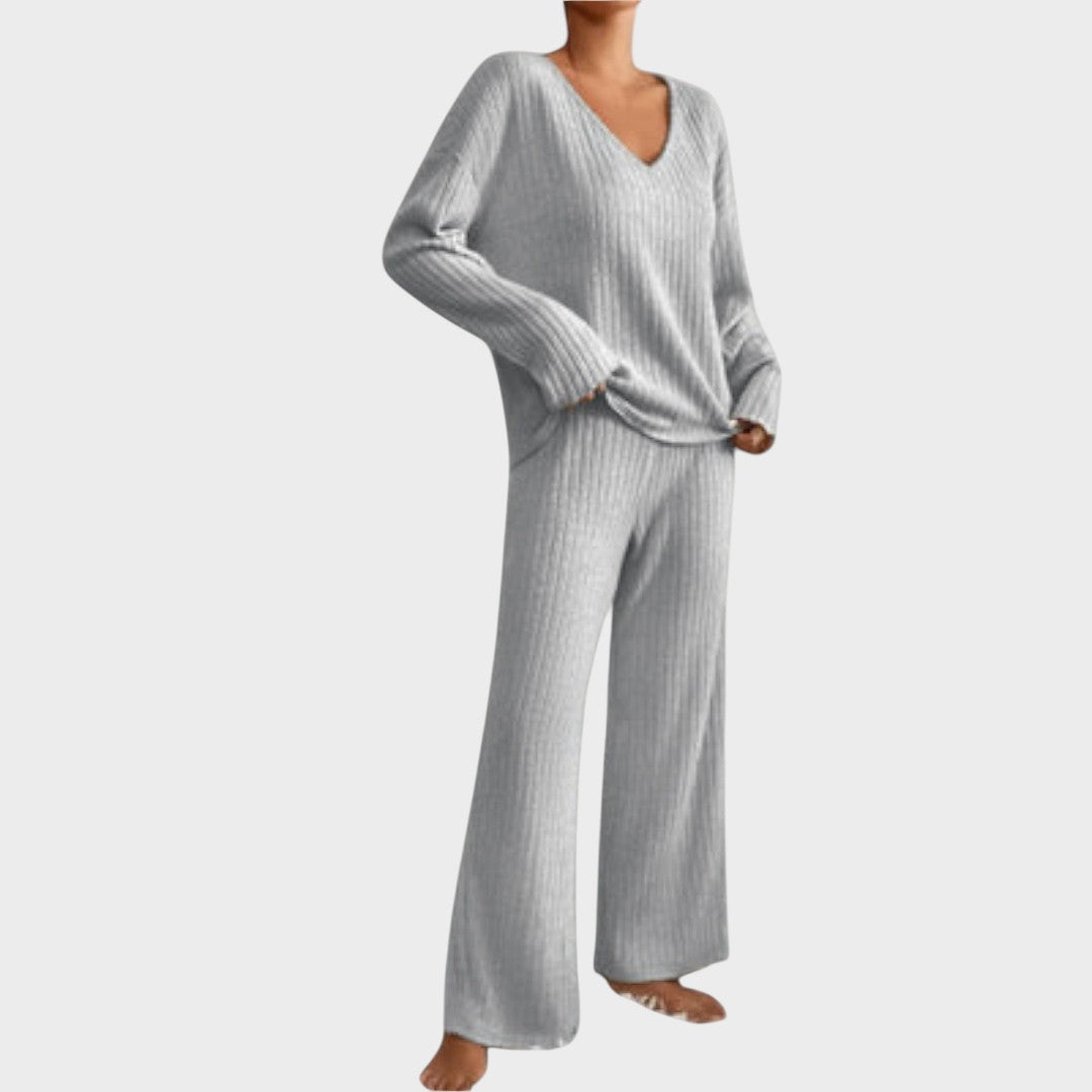 Kathy Conjunto de Punto de Dos Piezas