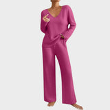 Kathy Conjunto de Punto de Dos Piezas