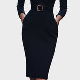 Claribeta Vestido Midi Elegante