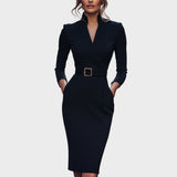 Claribeta Vestido Midi Elegante