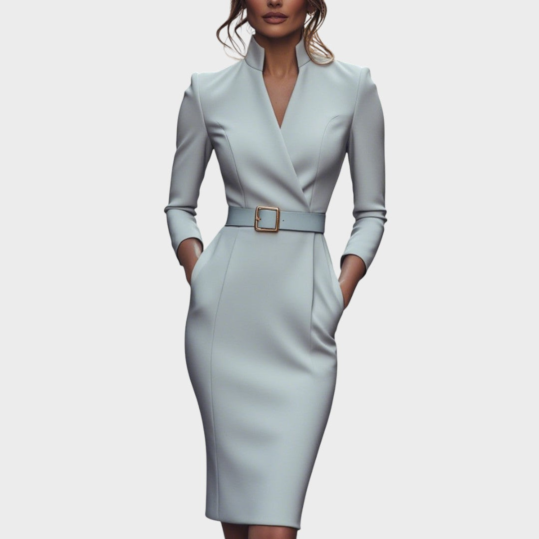 Claribeta Vestido Midi Elegante