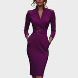 Claribeta Vestido Midi Elegante