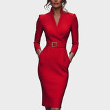Claribeta Vestido Midi Elegante
