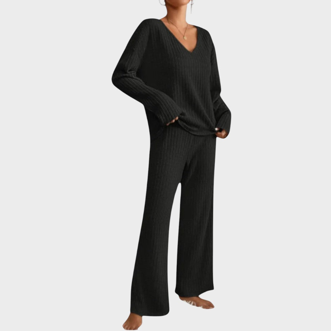 Kathy Conjunto de Punto de Dos Piezas