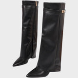 Luna - Botas de Caña Alta de Cuero