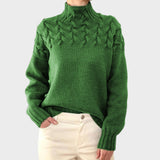 Lari Suéter Elegante de Tricot