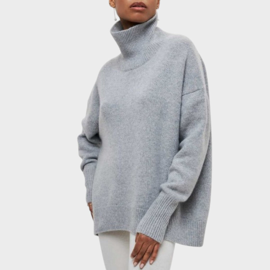 Suzana Suéter de Cuello Alto Oversize