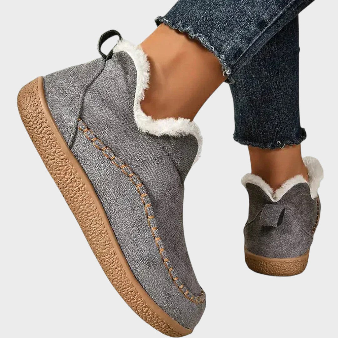 Mara - Botines Ortopédicas Con Pelo