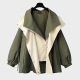 Valleria Chaqueta Elegante Impermeable