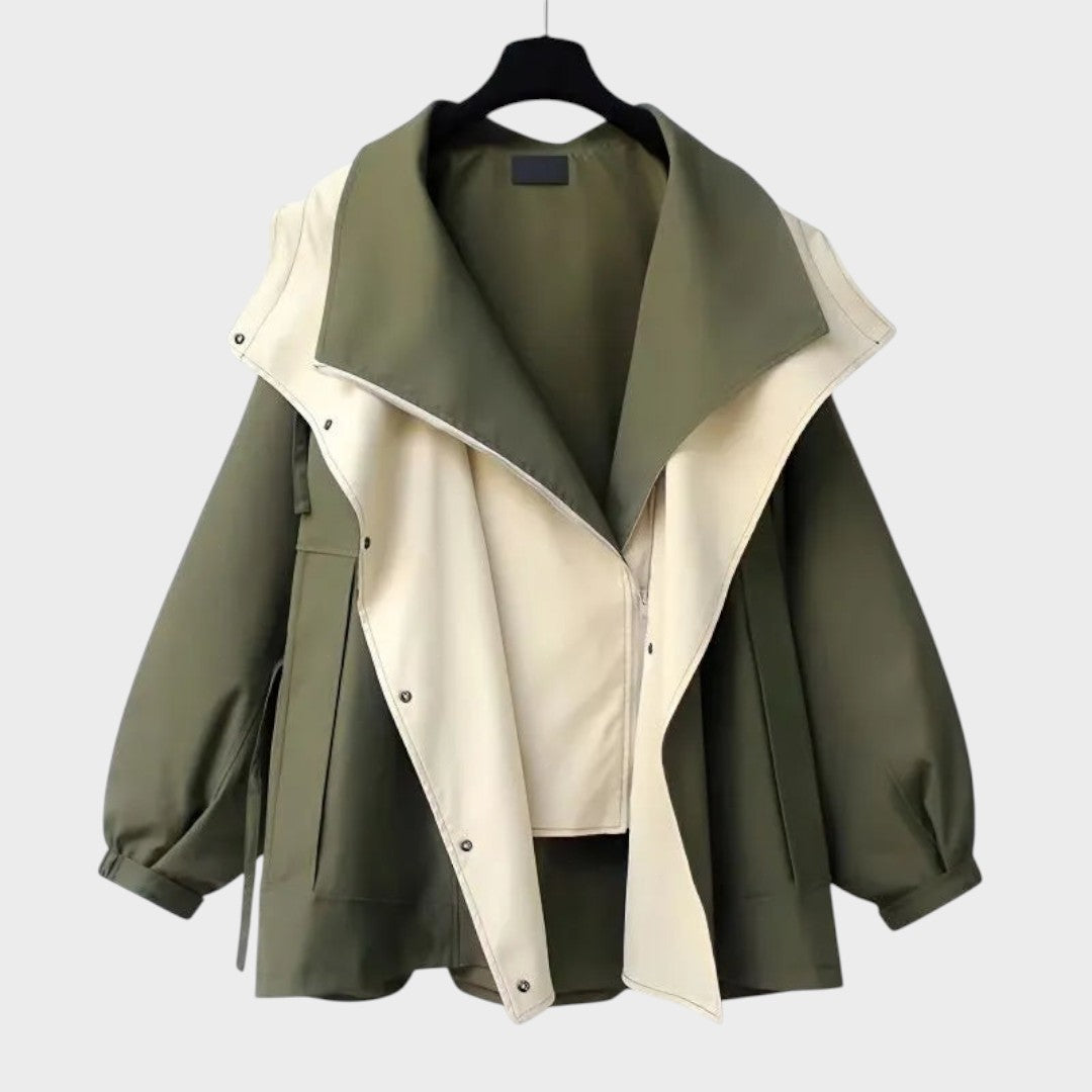 Valleria Chaqueta Elegante Impermeable