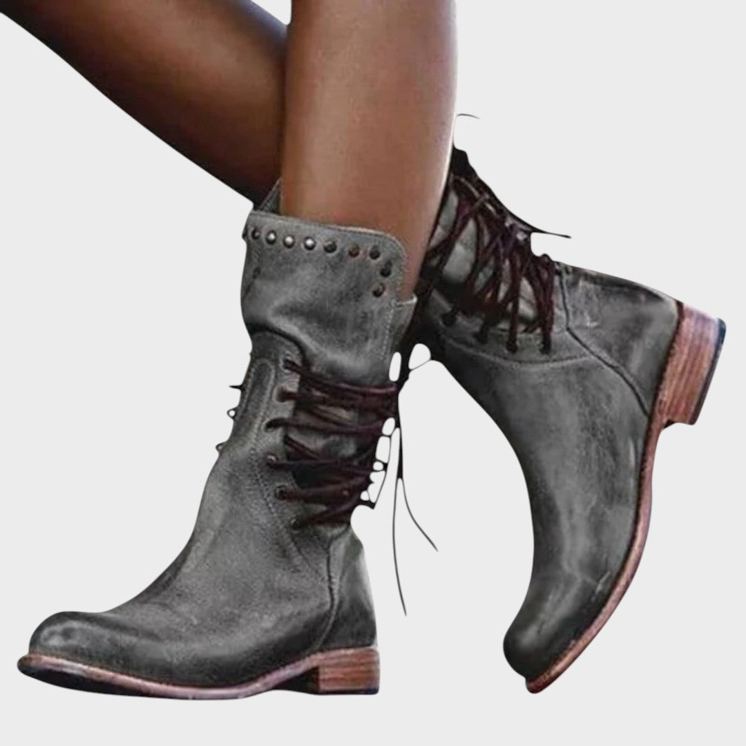 Yara - Botas Con Cordones