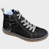 Lila Botines con Cordones