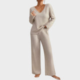 Kathy Conjunto de Punto de Dos Piezas