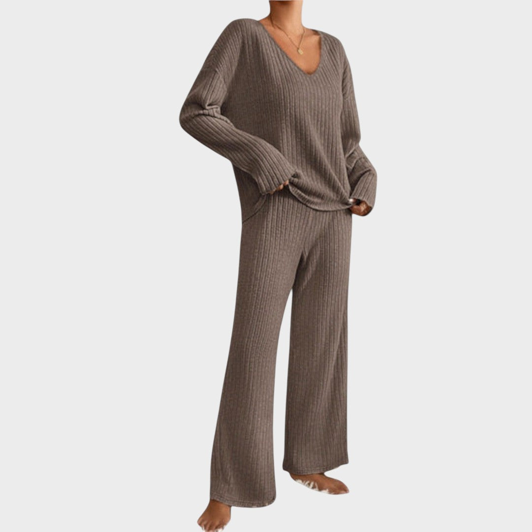 Kathy Conjunto de Punto de Dos Piezas