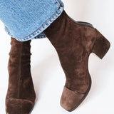 Vera | Botas de tacón con punta cuadrada