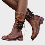 Yara - Botas Con Cordones