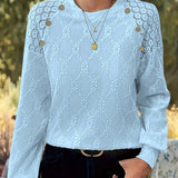 Ivy – Blusa con Detalles de Botones de Ojal