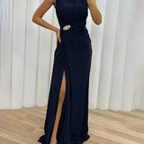 Vestido de Noche Maxi Plisado Davine