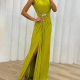 Vestido de Noche Maxi Plisado Davine