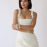 Jennifer | Vestido Mini Corset Blossom Embrace