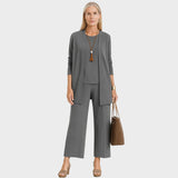 Gina Conjunto Elegante de 3 Piezas