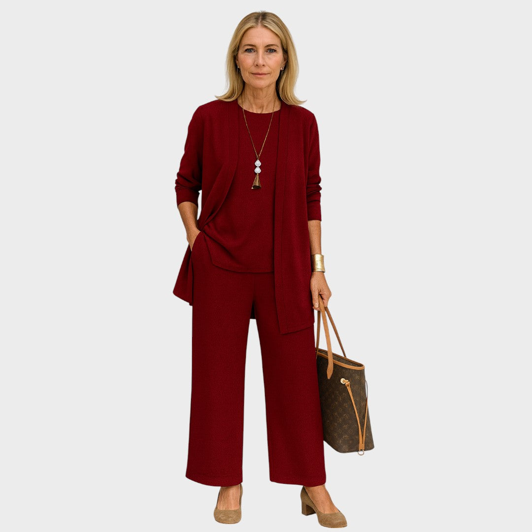 Gina Conjunto Elegante de 3 Piezas