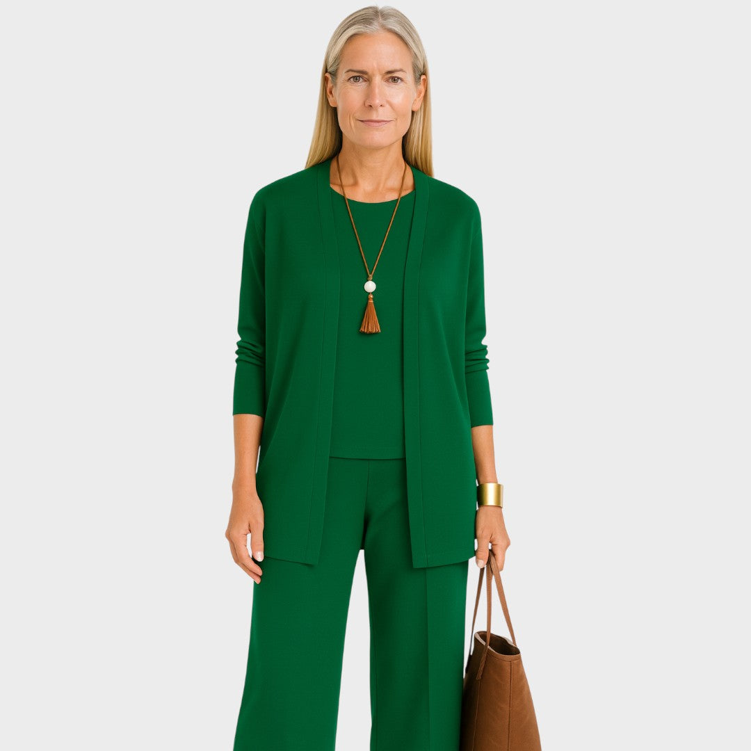 Gina Conjunto Elegante de 3 Piezas
