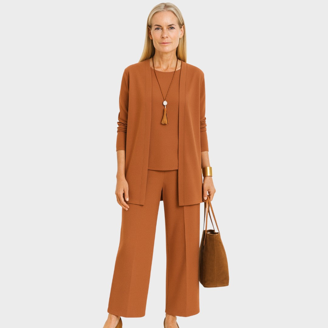 Gina Conjunto Elegante de 3 Piezas