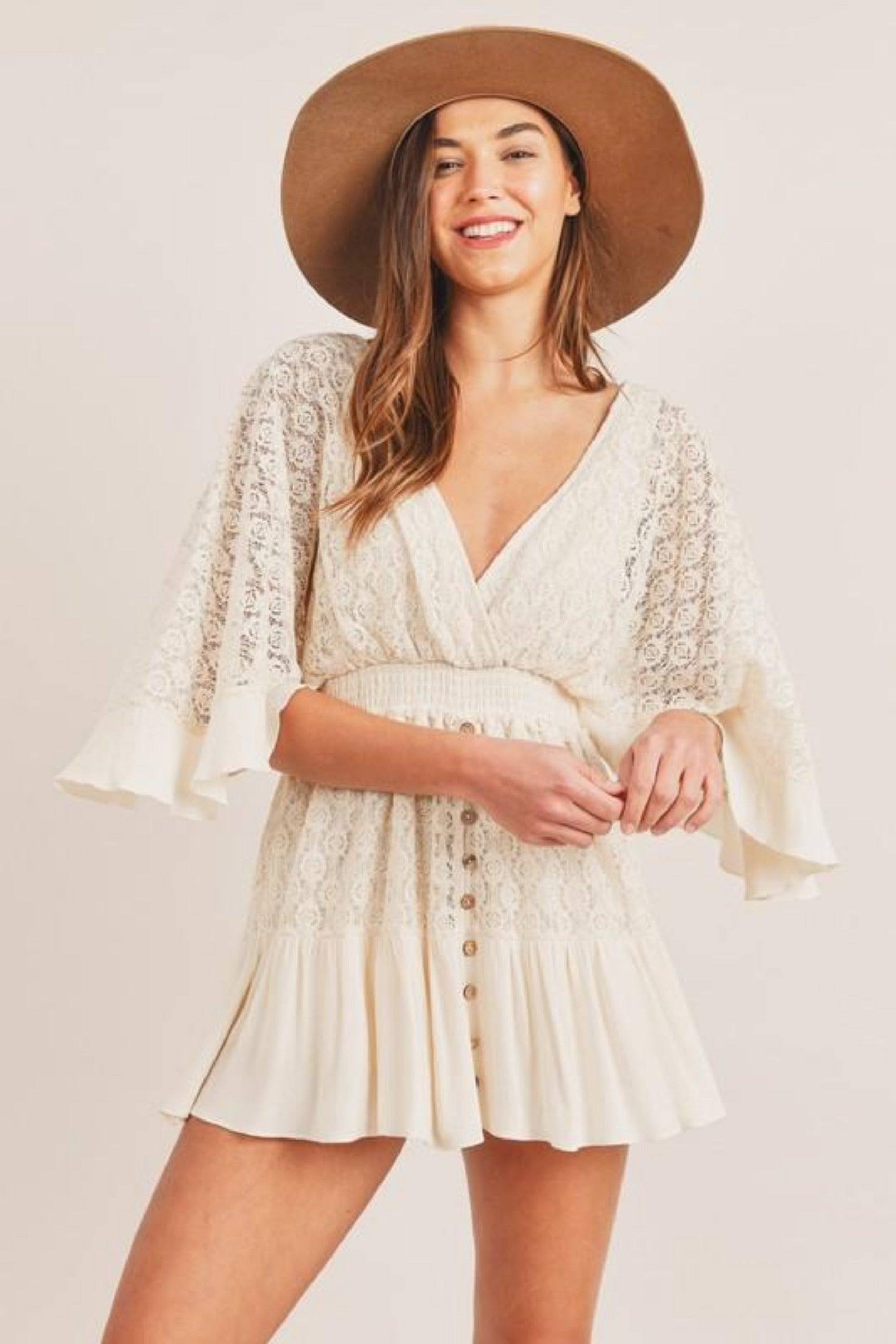 Mira | Vestido Mini de Encaje