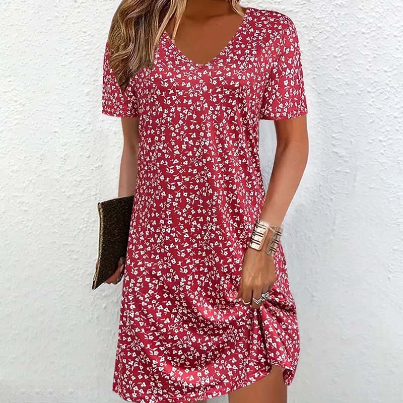 Rachel | Vestido Corto Casual con Escote en V