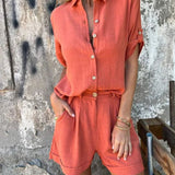 LENI - CONJUNTO DE VERANO EN ALGODÓN Y LINO