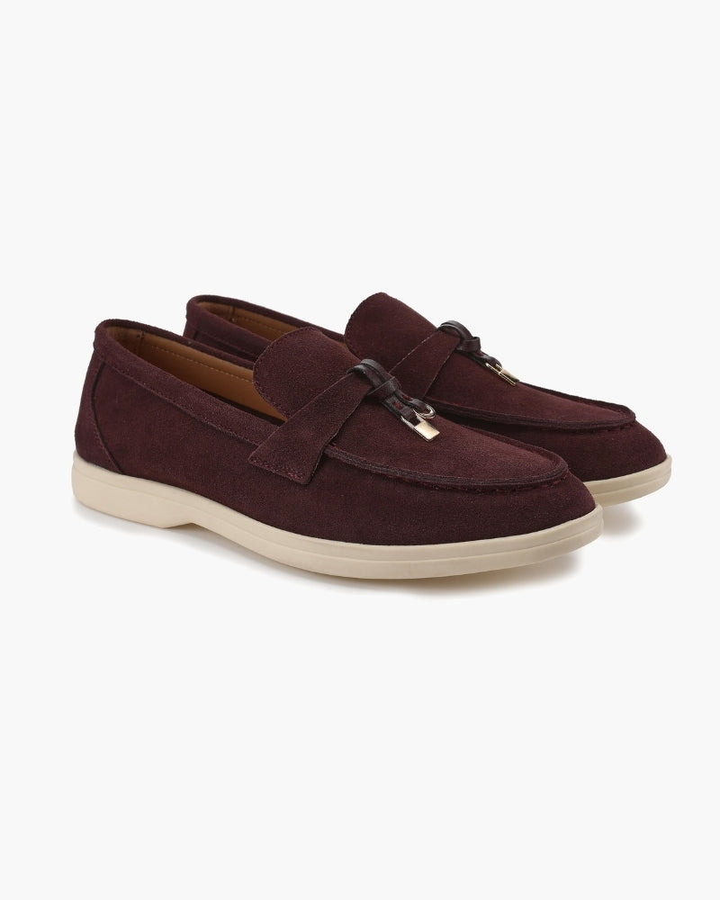 Mocasines de ante estilo Old Money