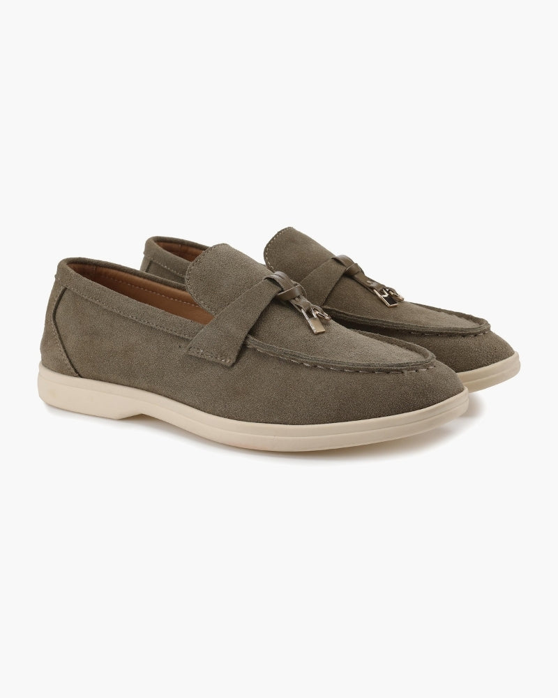 Mocasines de ante estilo Old Money