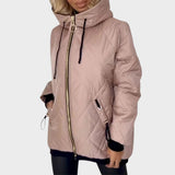 Belle Chaqueta Acolchada de Invierno con Capucha