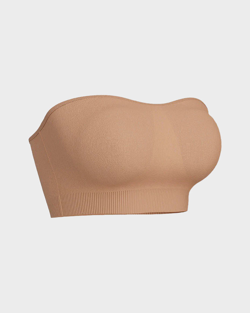 Sujetador bandeau sin tirantes: sin costuras, sin aros y con un ajuste perfecto