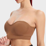 Sujetador bandeau sin tirantes: sin costuras, sin aros y con un ajuste perfecto