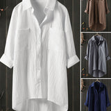 Olivia™ | Blusa Cómoda y Larga de Color Sólido